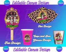 Load image into Gallery viewer, Leopard Moo Moos and Margs Design: Editable Canva Template (PDF Download)
